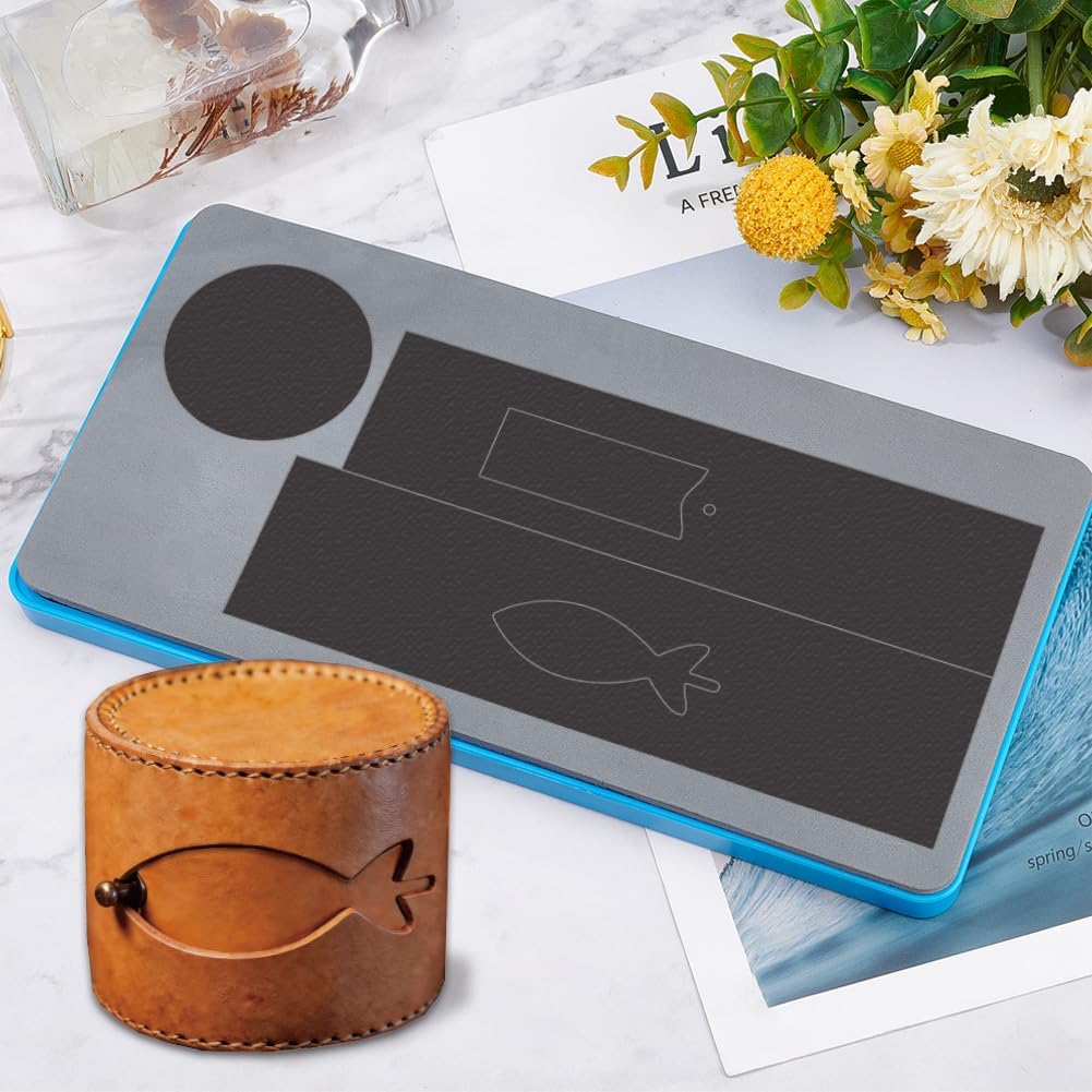SUPERDANT Leather Cutting Dies Wooden Die Cutter for DIY Coin Organizer image 5