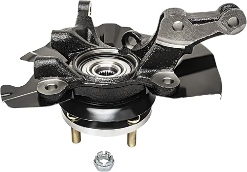 Miniatura 3 de Detroit Axle - Nudillos de dirección delantera y cojinetes de cubo de rueda de repuesto para Hyundai Accent 2006 2007 2008 2009 2010 2011 - Juego de