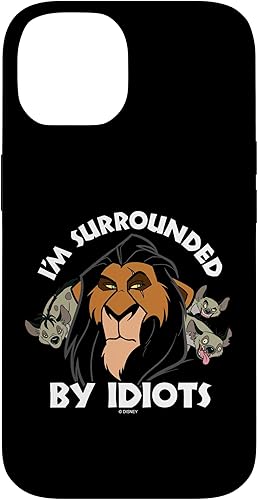 Miniatura 4 de Funda para iPhone 13 Pro Max Disney The Lion King Scar I'm Surrounded By Idiots