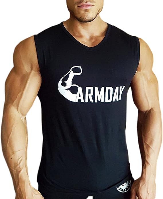 Amazon Co Jp メンズ タンクトップ ノースリーブ 綿 筋肉 フィットネス バスケットボールのトレーニング服 ファッション