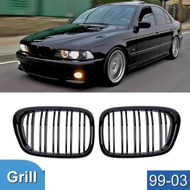 Calandre pour Série 5 525 528 E39 grilles calandre course double ligne - 5