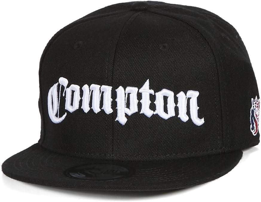 OGABEL Men's Compton Snapback Hat (Black)