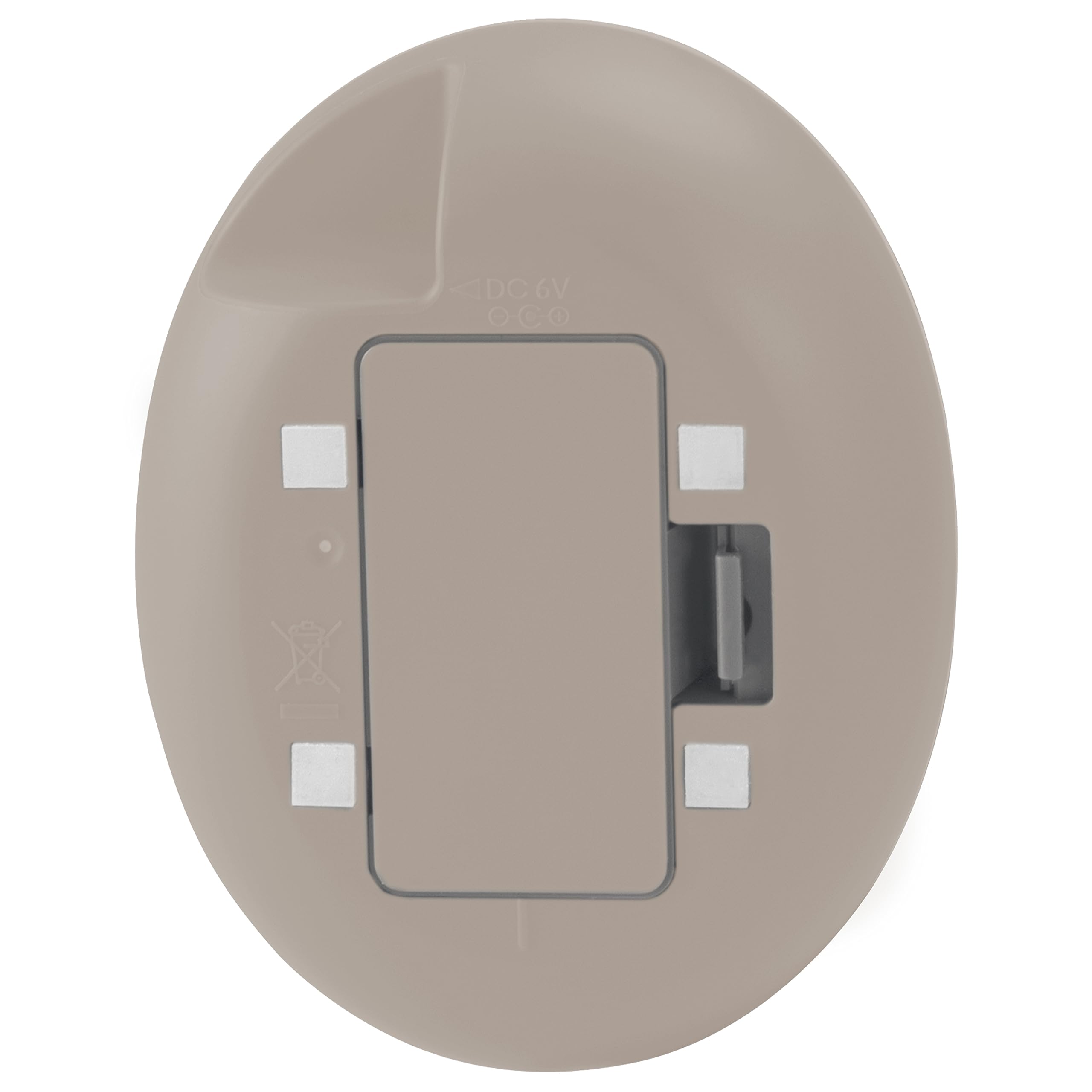 Alecto DBX110 elektroniczna niania audio – cyfrowa niania z DECT – zasięg 300 m – kompaktowa konstrukcja – skala głośności LED – funkcja VOX – niski poziom promieniowania – beżowa