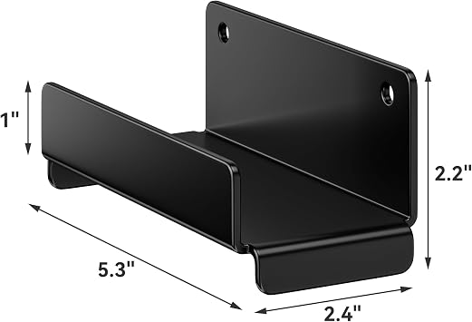 niffgaff Ladder Hooks for Garage Wall, 1 Pack Heavy Duty Wall Mount Storage Hanger for Ladders, Chairs & Patio Furniture, Fits Step & Extension Ladders, Garage Organization
