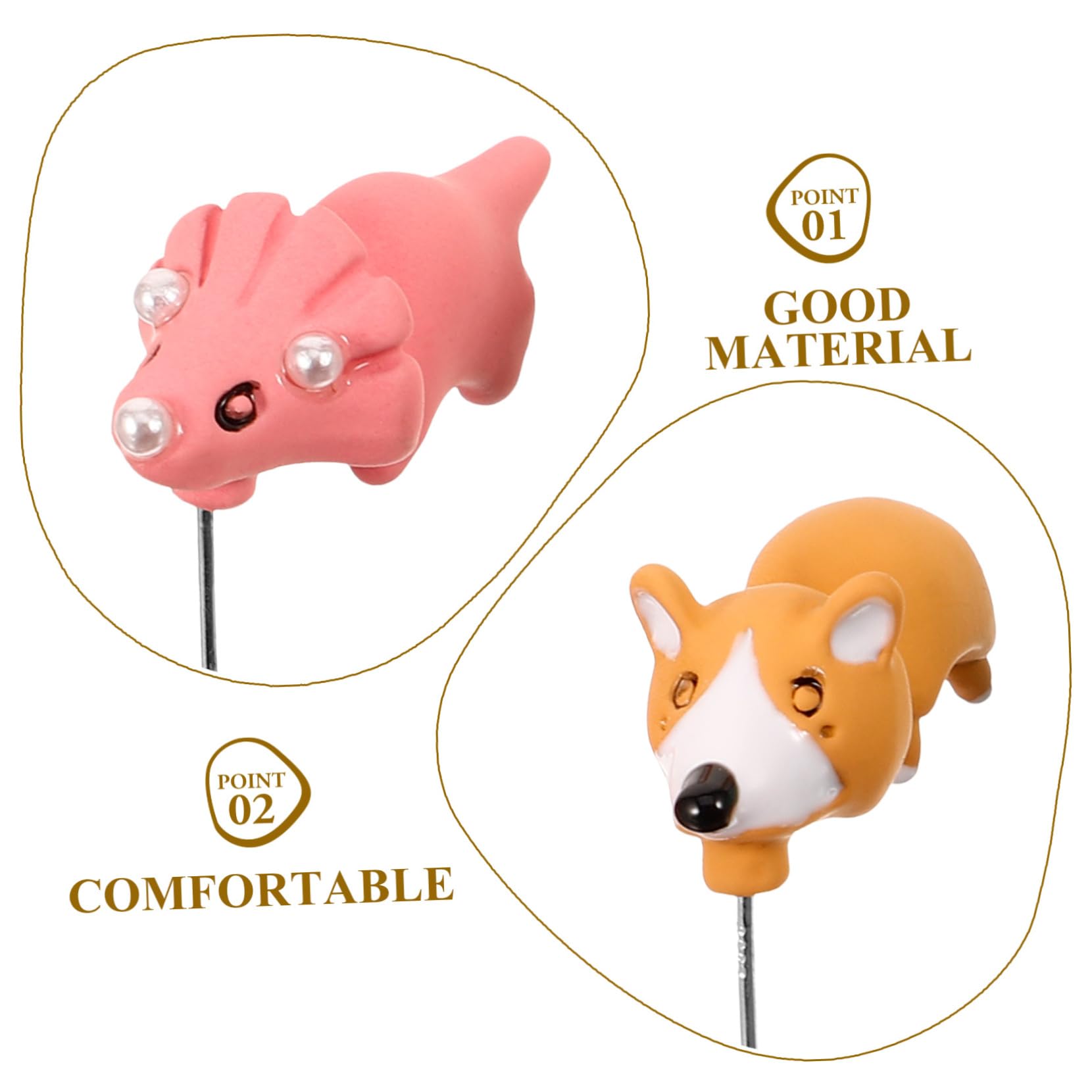 WZGWDC Sets einzigartige Ton-Tier-Ohrringe für Frauen, baumelnde Ohrstecker-Set, Dinosaurier-Biss-Charm-Paare