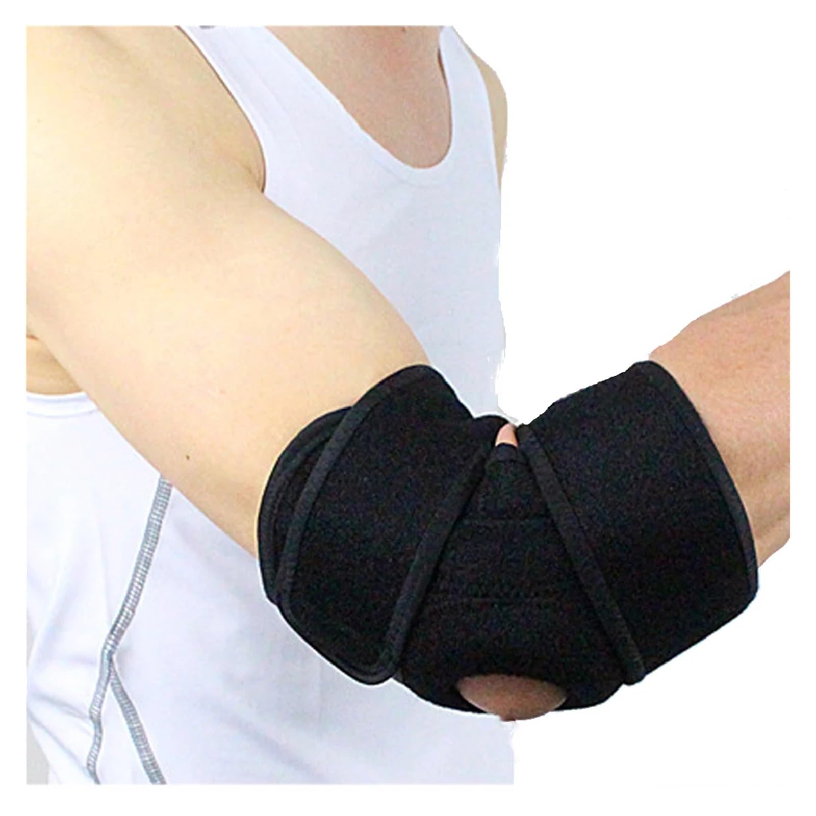Gomitiere Sportive Cuscinetti di Supporto for Gomito Regolabili da 1 Pezzo con Protezione di Supporto a Molla Sicurezza Sportiva for Tennis in Palestra per Lo Sport