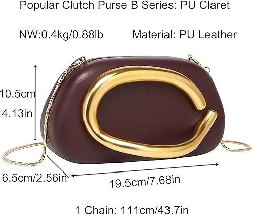Vista 23 de Bolso cruzado de cadena de moda para mujer, bolso de hombro, bolso de mano acrílico para boda, bolso de noche de concha, clutch formal Un mármol