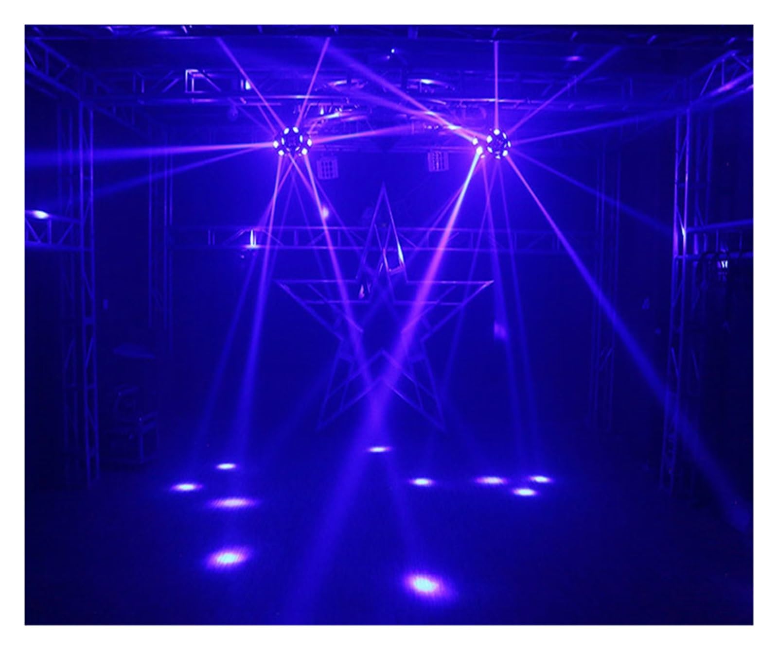 Drehbarer beweglicher Scheinwerfer mit LED und Stroboskopeffekten für Bühnenbeleuchtung