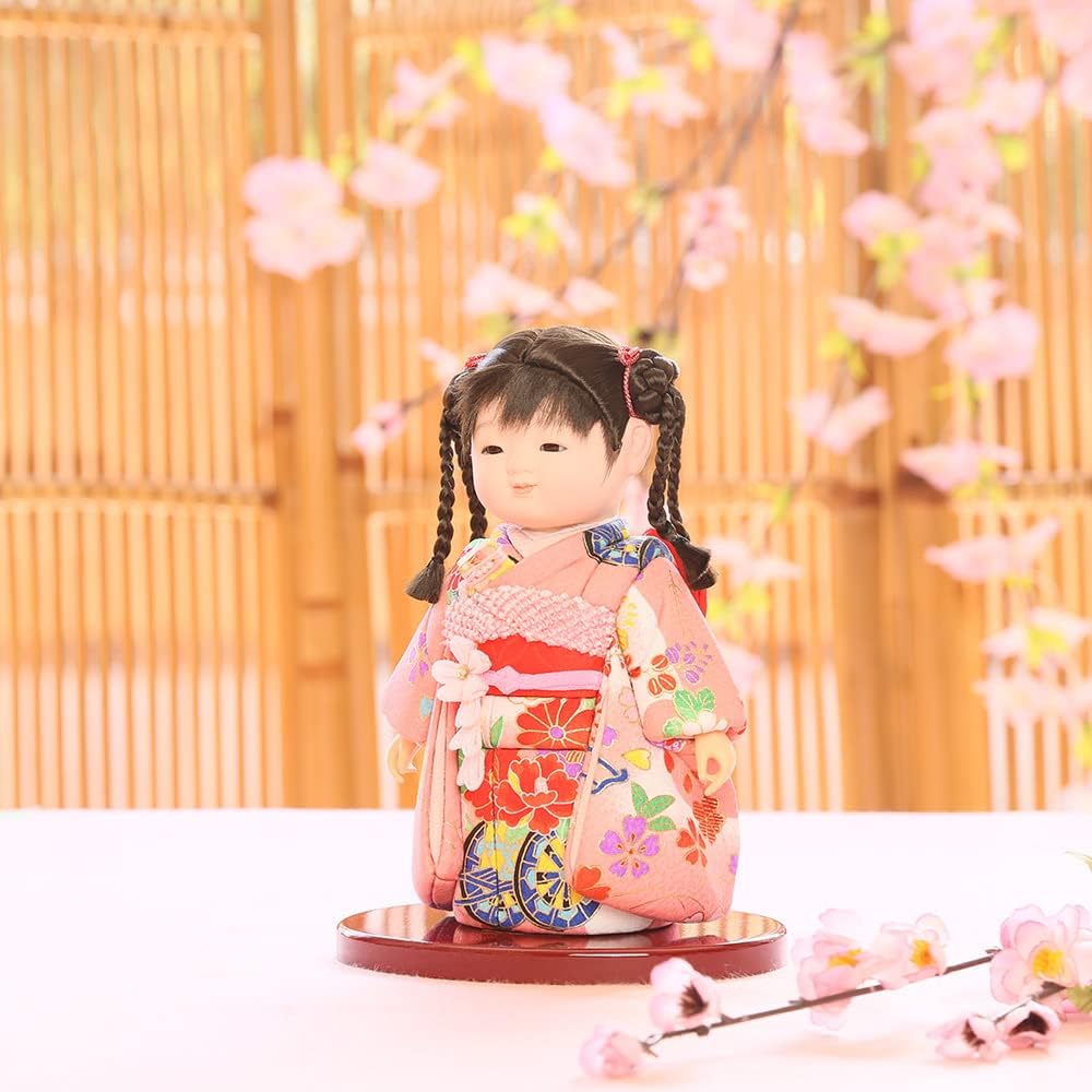 一秀 安土雛 五人飾り ケース入り 16号 前年度早期完売セット 木村一秀作 五人飾 安土雛 済美箔屏風 丸玉