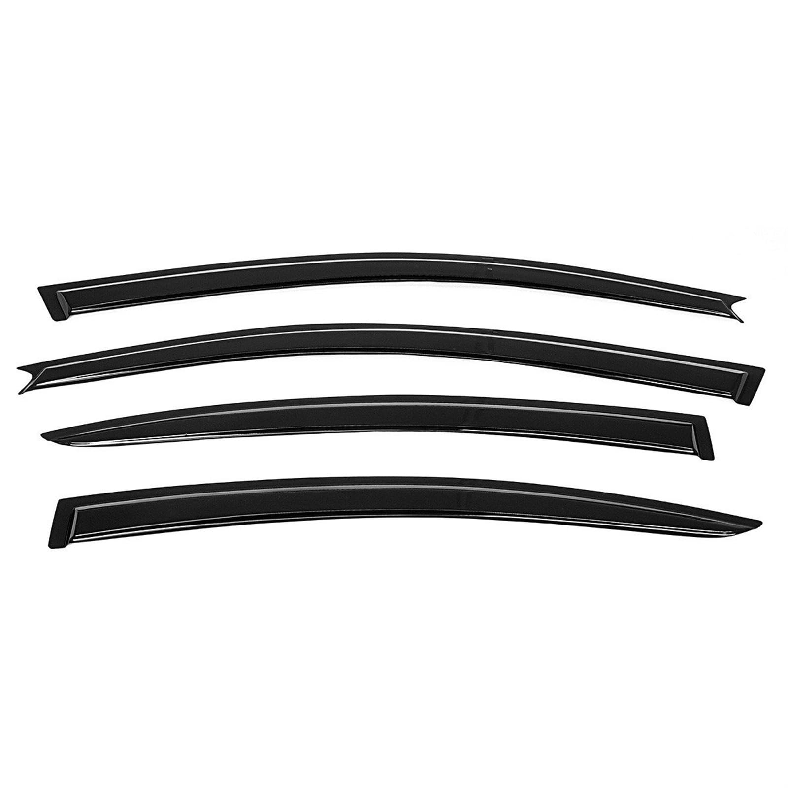 Déflecteurs de vent Mazda 3, kit de 4 visières de vitres latérales - 5