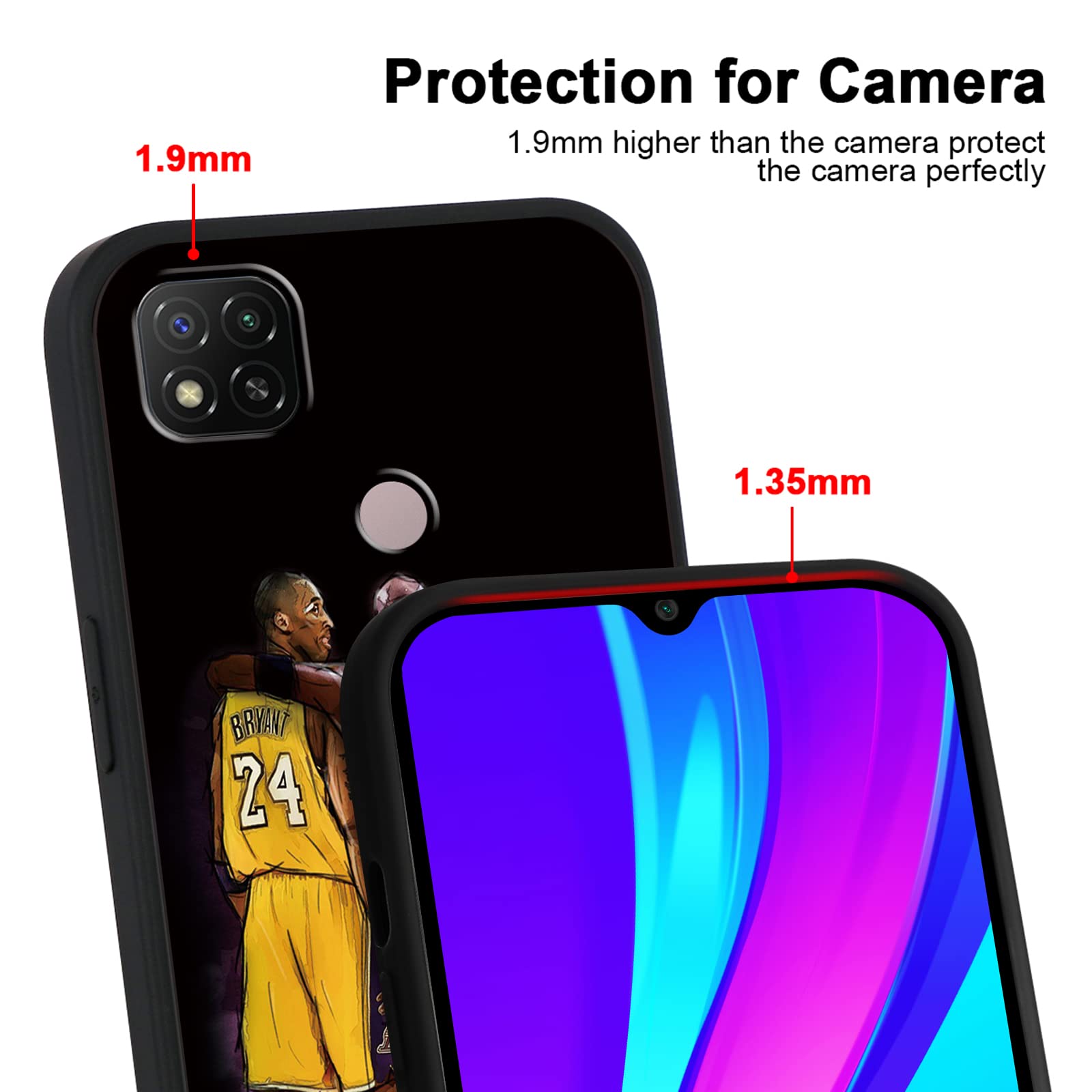 TBNMBGY 2 Pezzi Cover per Xiaomi Redmi 9C/Redmi 9C NFC 6.53, Logo della Squadra di Calcio Pattern Disegni con Sottile Silicone Morbida TPU Custodia, Moda Bumper Protettiva Antiurto Case TBNMBGY 2 Pezzi Cover per Xiaomi Redmi 9C/Redmi 9C NFC 6.53, Logo della Squadra di Calcio Pattern Disegni con Sottile Silicone Morbida TPU Custodia, Moda Bumper Protettiva Antiurto Case
