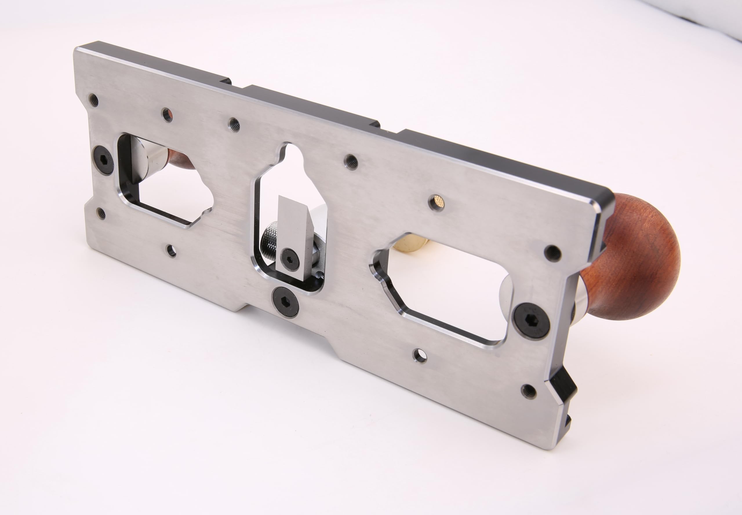 HONGDUI Cepilladora para limpiar o extender ranuras, cuchilla de ajuste de profundidad de precisión, tres lugares de montaje con cuatro direcciones de rotación