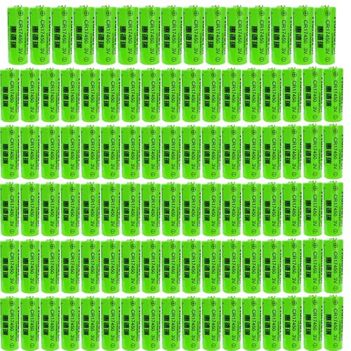100pcs CR17450 3.0V 2500mAh Batería de Litio No Recargable miniatura 1