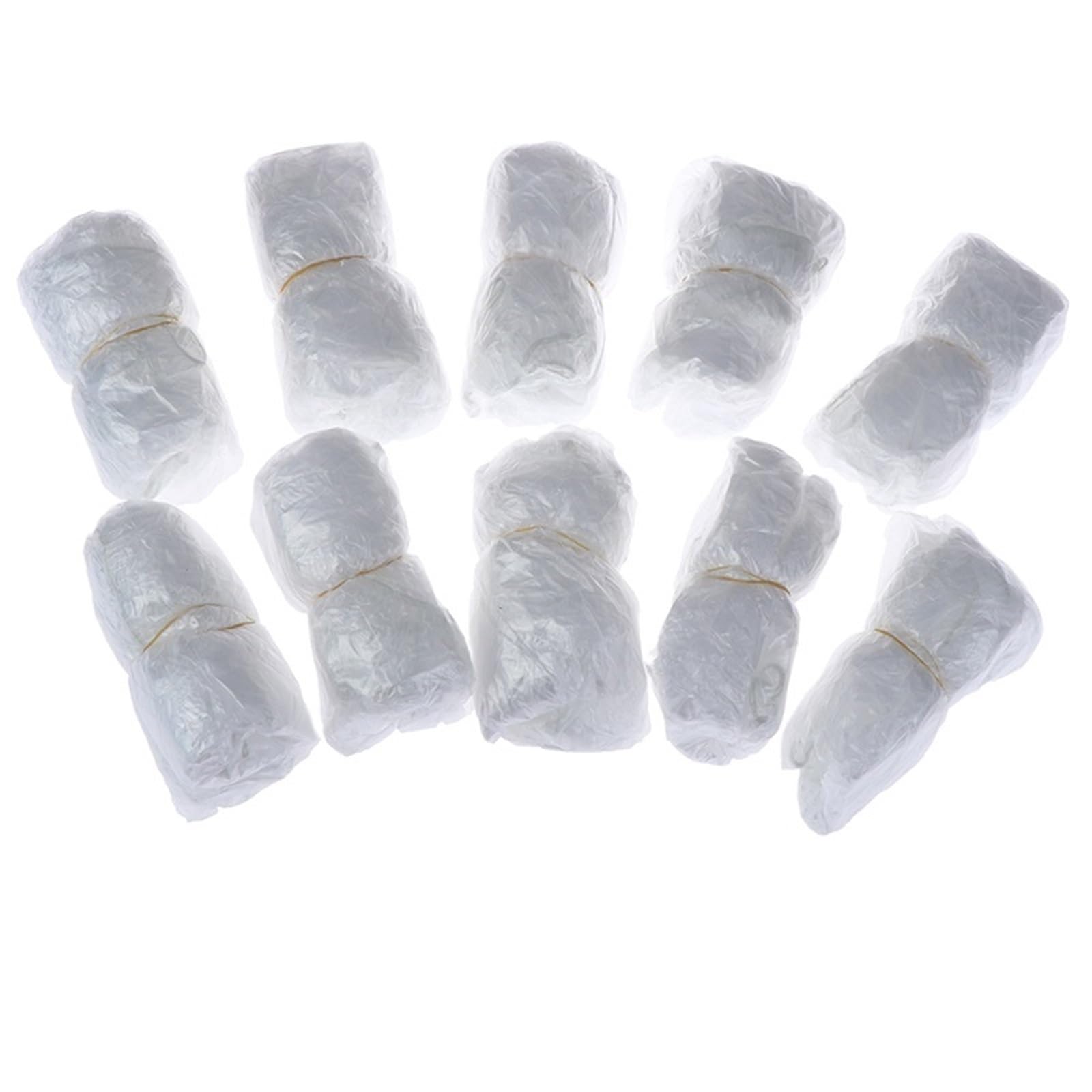 WEOKDFHA Shoe Covers 100Pcs/lot Thick Cleaning Shoe Cover Plastic Waterproof Overshoes Covers Rainy Day Carpet Floor Protector