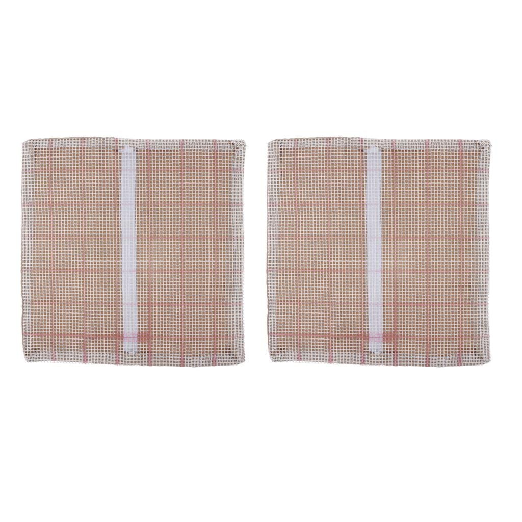 ARTISOUL® 2Pcs Latch Hooking DIY Embroidery Cross Stitch Sofa Cushions Mat Needlework | Crafts | Needlecrafts & Yarn | Rug Making | Latch Hooking | Latch Hooking Kits-image-16