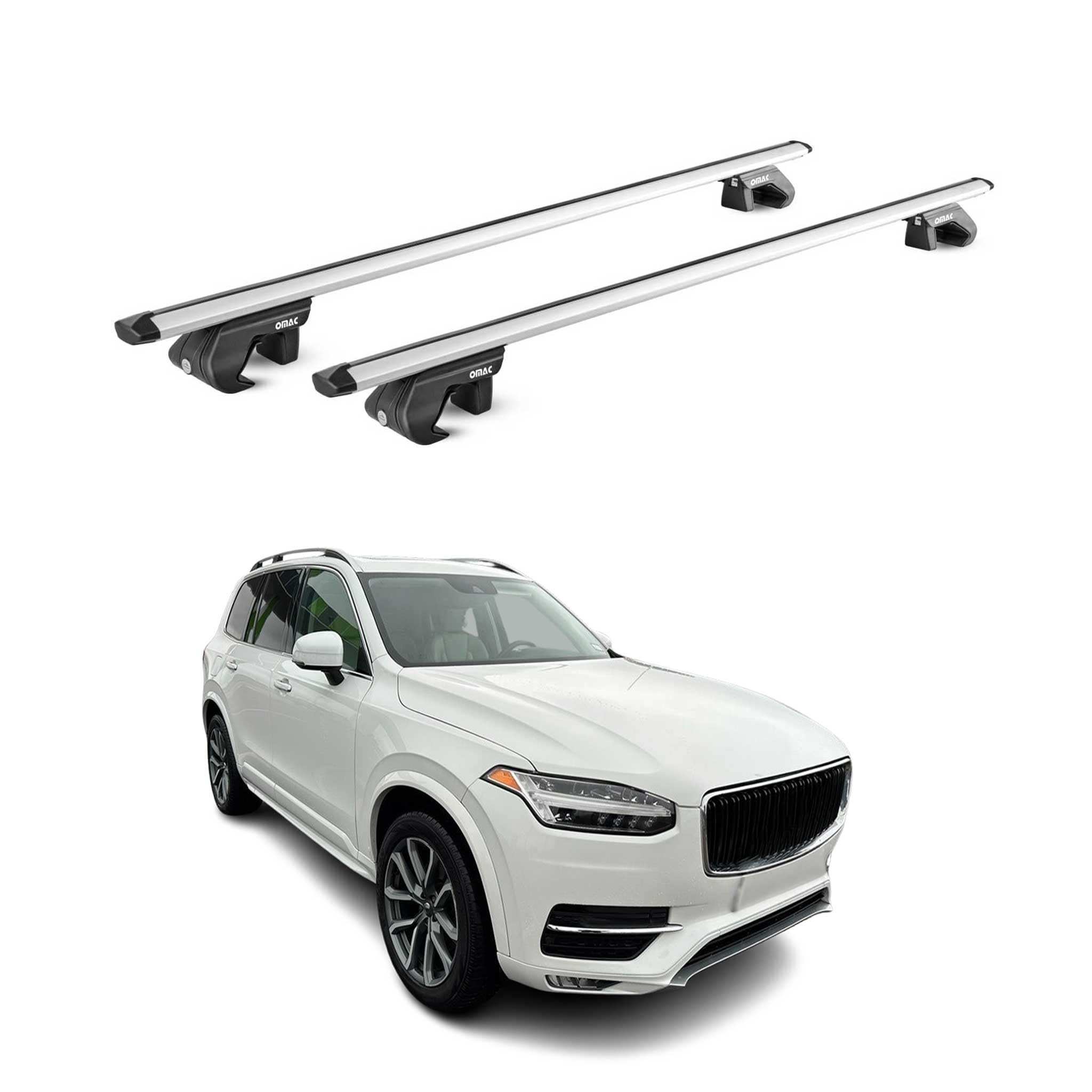 OMAC Dachträger für Skoda Yeti 2009-2017 Aluminium Silber