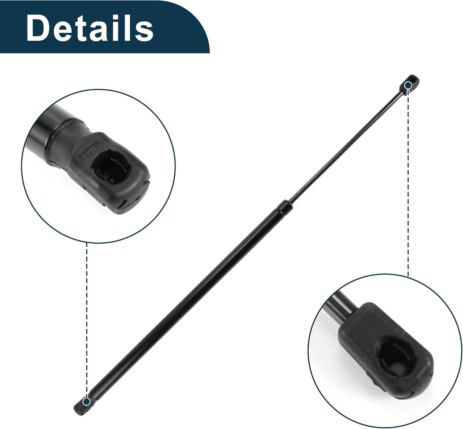 Lift Supports Struts for GMC Acadia 2007-2012 No.25796762 Front Hood Gas Spring Black 1Pcs