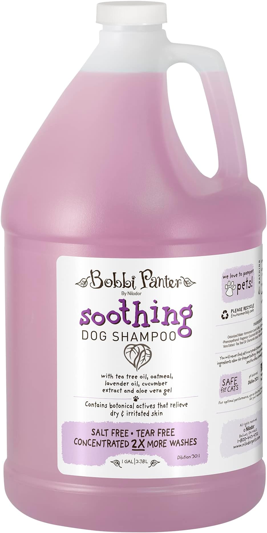 Pet Shampoos Bobbi Panter Dog Shampoo, Beige, 1 Gal