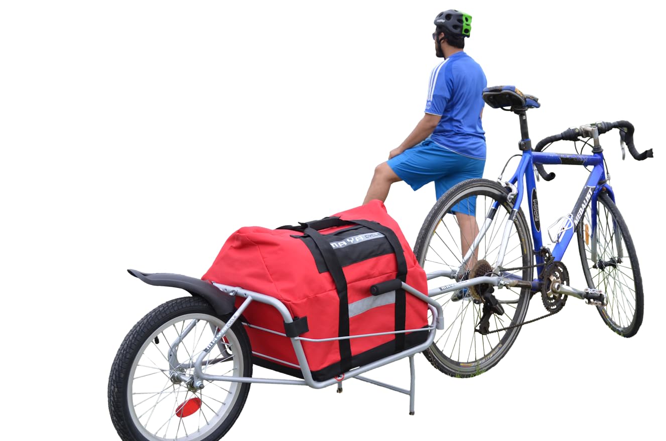 One Wheel Bicycle Cargo Bike Trailer