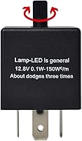 Vista 8 de 0061 Relé intermitente de señal de giro de 2 clavijas - Redondo - 2 pines 12V relé intermitente electrónico para bombillas incandescentes estándar