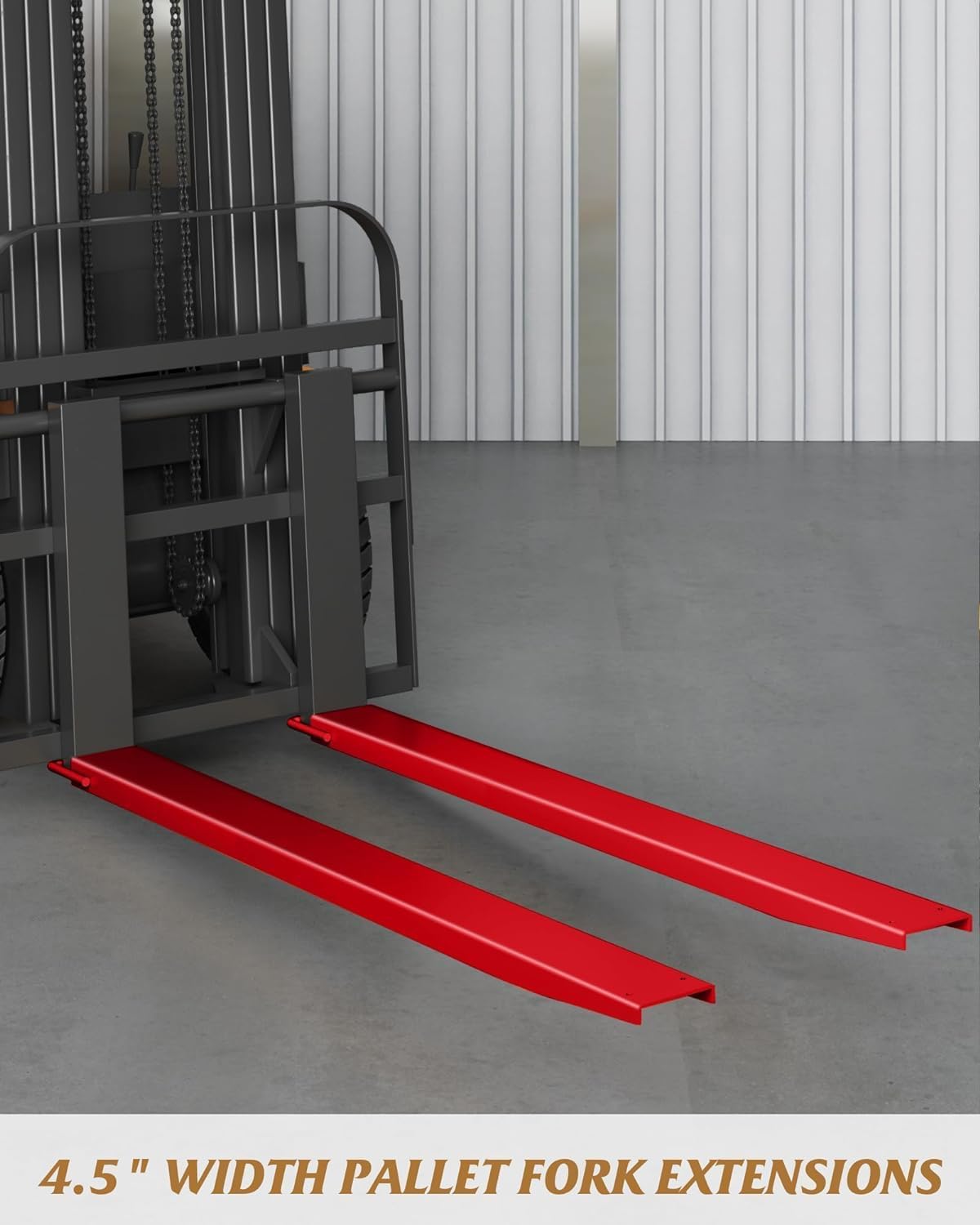 Garvee Prolunghe Forche Muletto 60-84" 4600lb Acciaio HD Coppia 4,5-5"