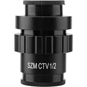 0.5X Eyepiece C-Mount Lens 1/2 CTV Adapter for Video Digital Camera Triocular Stereoscopic Microscope