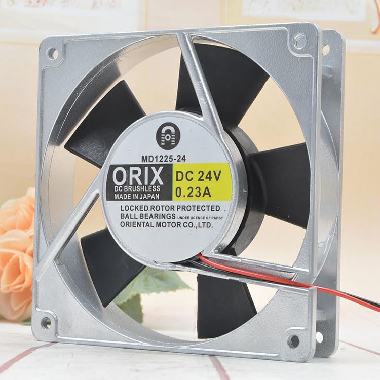 MD1225-24 12cm 12025 24V 0.23A Inverter High Temperature Resistant Fan
