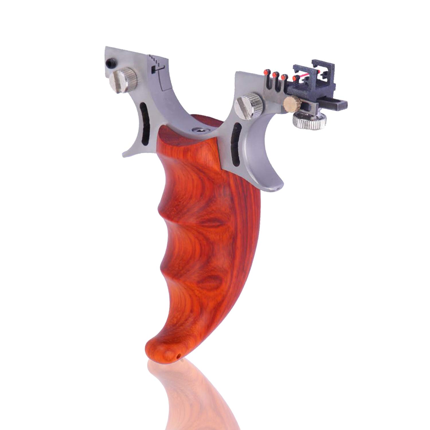 BueRallan Professional Stainless Steel Hunting Slingshot with Easy Carry Magnetic Pouch Set Outdoor Slingshot for Adult and Kids (01)