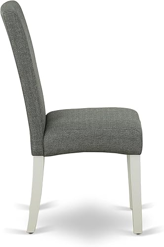 Miniatura 8 de East West Furniture AMDR3-OAK-16 - Juego de mesa de comedor de 3 piezas contiene una mesa de cocina redonda con pedestal y 2 sillas de comedor