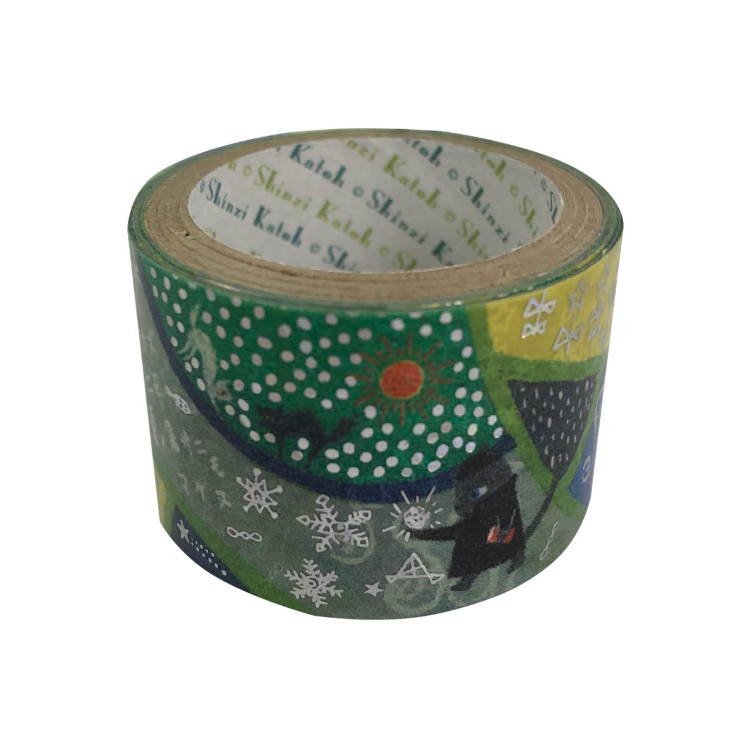 Shirodou ks-dt-50021 Masking Tape, Kirapika Shinzi Katoh Kenji Miyazawa Gentokan Rain Nemo Makezu