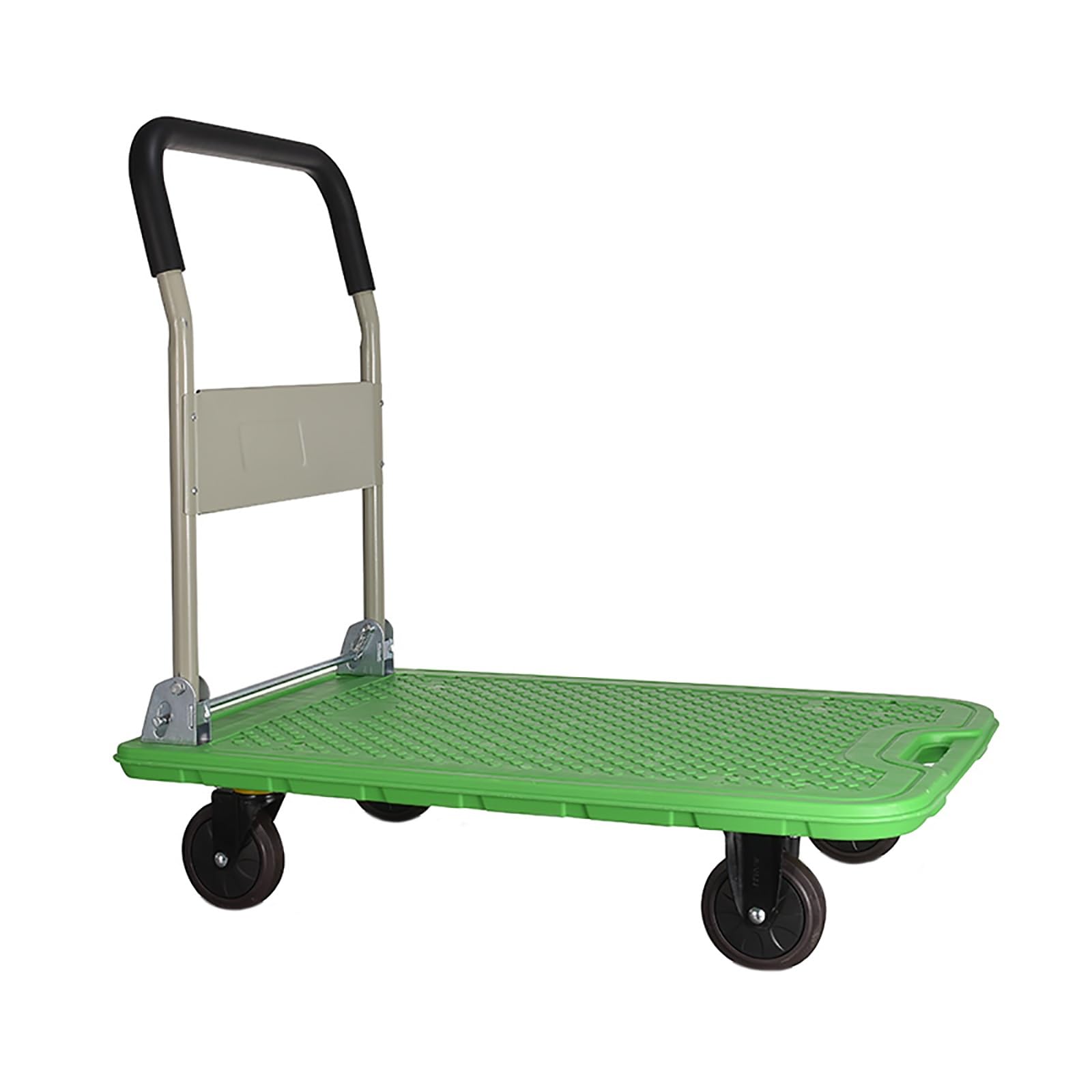 LKLNKVL Handcart, With 4 Wheels, Anti-Slip Design, Load Capacity 350kg/770lbs, Suitable for Restaurants, Bookstores