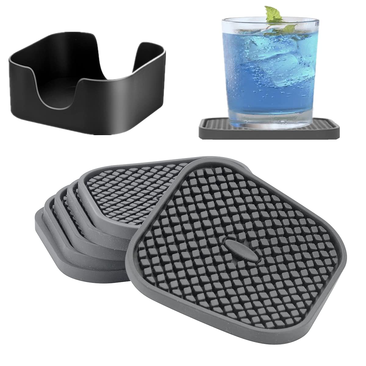 Dessous de verre en silicone pour apéritif réussi et table basse protégée