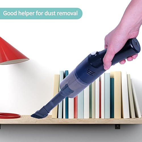 Miniatura 7 de Mini aspiradora, aspiradora portátil inalámbrica ultra ligera de 10.93 oz, atrapador de insectos para arañas apestosas de insectos, pequeña