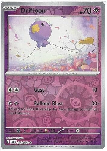 Pokemon - Drifloon 089198 - Scarlet & Violet - SV1 - Holo inverso - Tarjeta individual