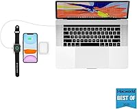 Vista 8 de Eggtronic Powerbank - Batería externa Estación de carga rápida Apple 10,000 mAh, 2 cargadores rápidos inalámbricos Qi MacBook, iPhone, iPad Pro
