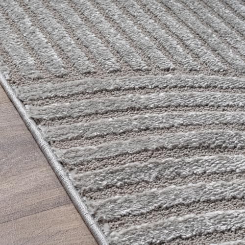 the carpet Everest - Moderner Kurzflor Teppich Hoch-Tief-Struktur, 3D-Effekt, weiche Oberfläche und hohe Flordichte… – Ansicht 6