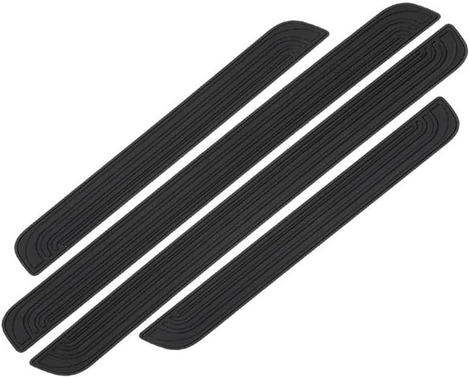 4 Pcs Door Sill Protector for Buick Regal Generation 7 2017-2024, Threshold Stickers Door Entry Guard Scuff Plate for Car Accessories,Black