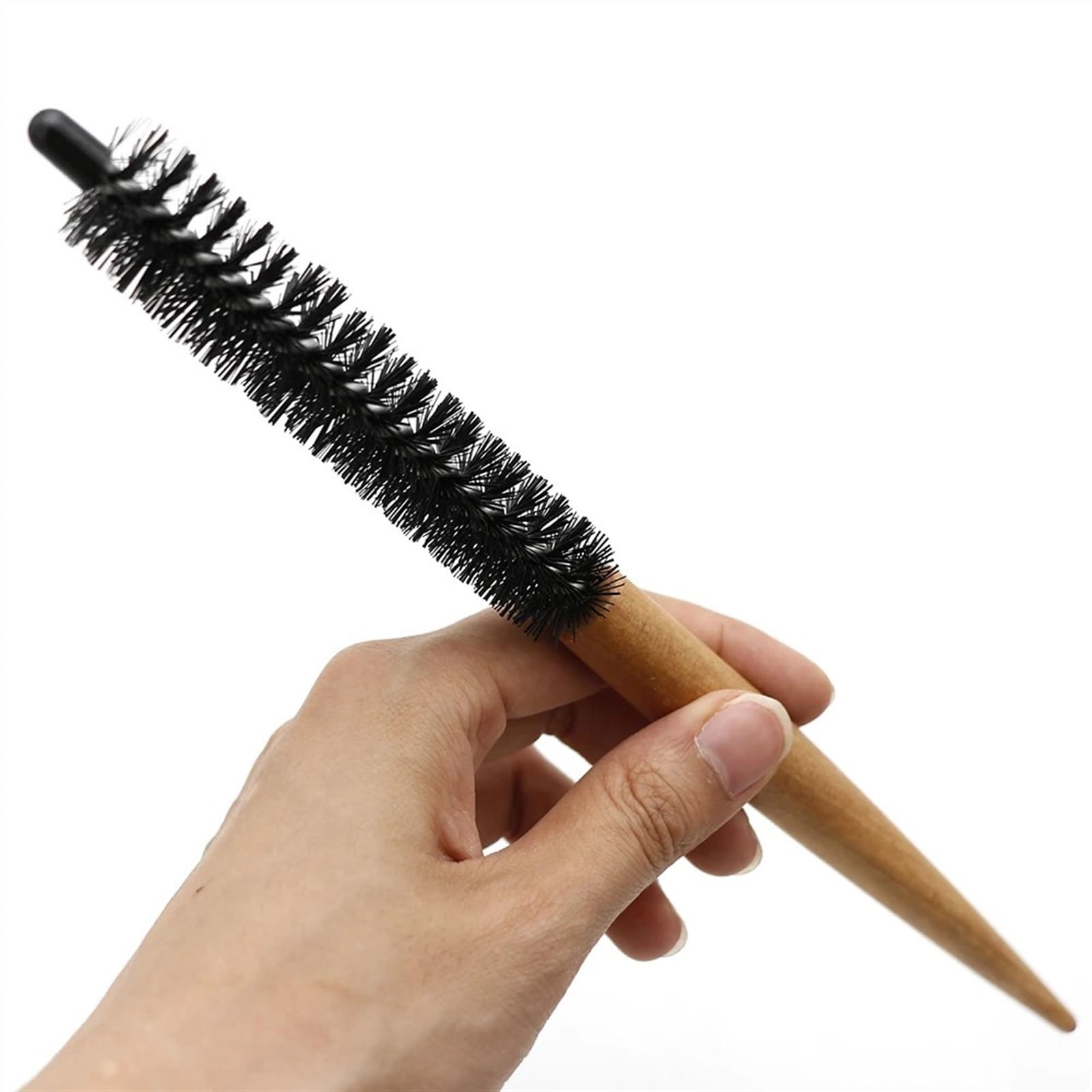 Mała okrągła szczotka do włosów krótki grzebień do stylizacji włosów salon szczotka do kręcenia włosów grzebień do makijażu włosów do narzędzia fryzjerskiego (rozmiar: 20 mm)