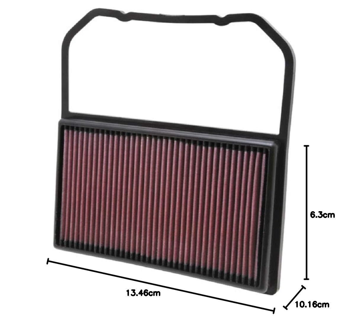 Filtro De Aire K&N 33-2094 - Alto Flujo, Lavable Y Reutilizable, Garantía 1 Millón De Millas