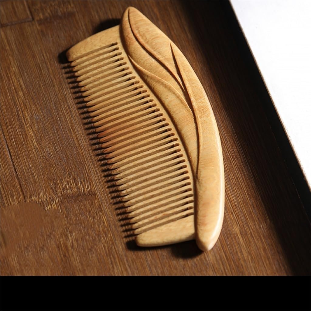 Peine De Estilo Retro, Viaje Portátil Madera Maciza, For Barba For Hombres, For Pelo Rizado (tamaño: 5 Pulgadas)