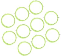 MMETERXITY 10 Pack 0.7mm Nylon Badminton Racket Strings - High Flexibility Training Racquet String, 10M Length, 20-23lbs Tension