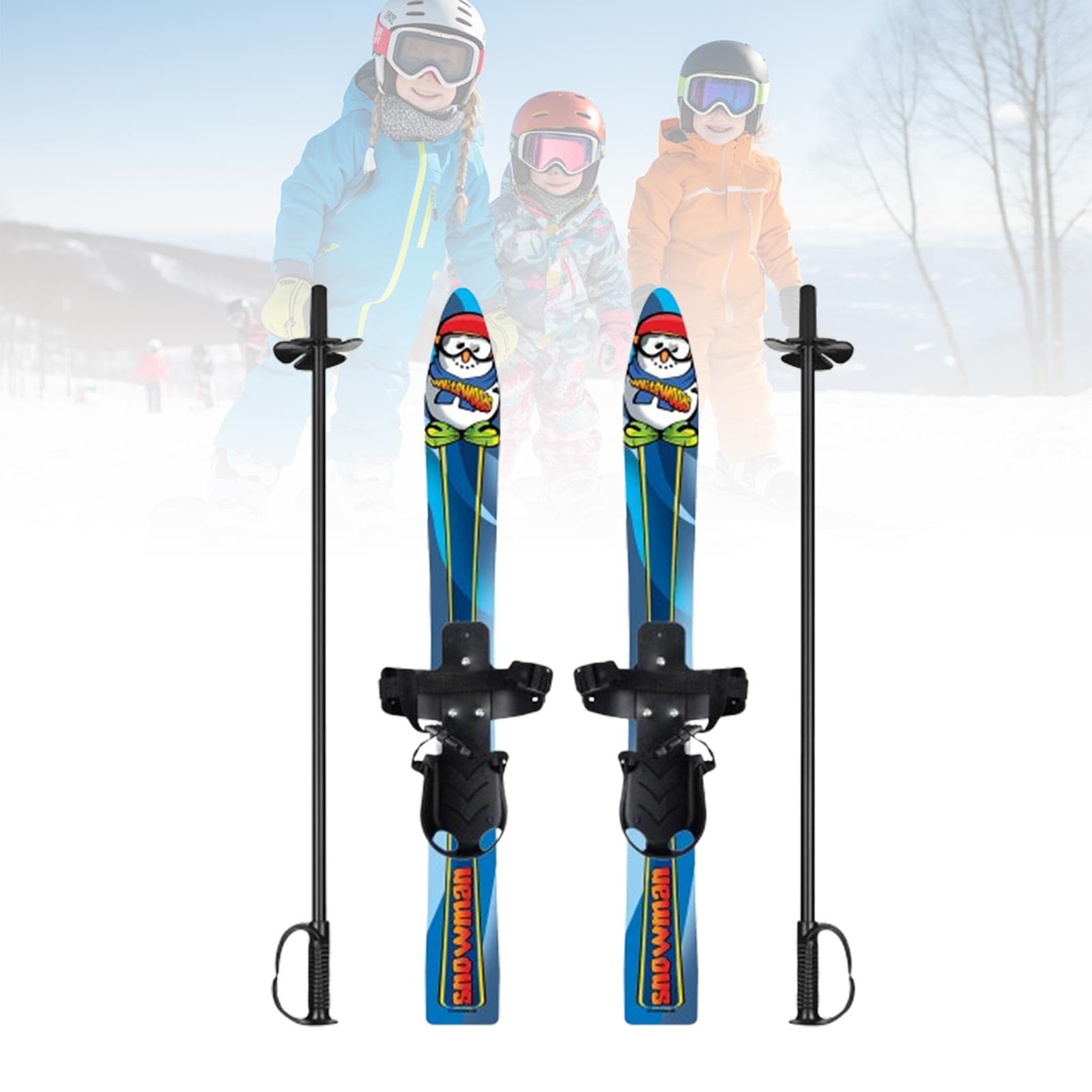 Harilla Skiblades Skiboards und Stöcke Schlittschuhe Snowboards Sportartikel Winterausrüstung mit Universalbindung Outdoor Kurzski