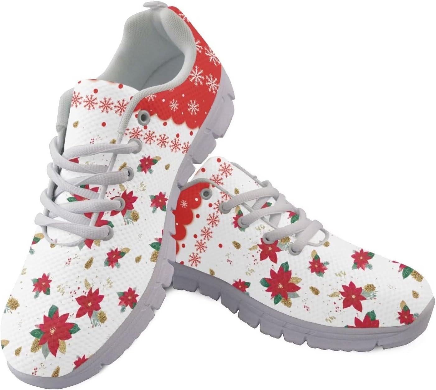 HUGS IDEA Cute Pet Dog Women's Sneakers Bresthable Running Shoes