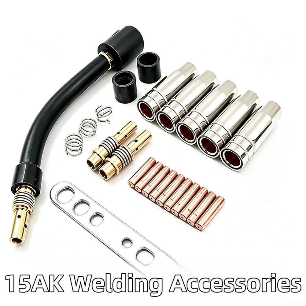 Kit Consumibles Soldadura para mig 24 Piezas AK15 MB15 Kit Consumibles