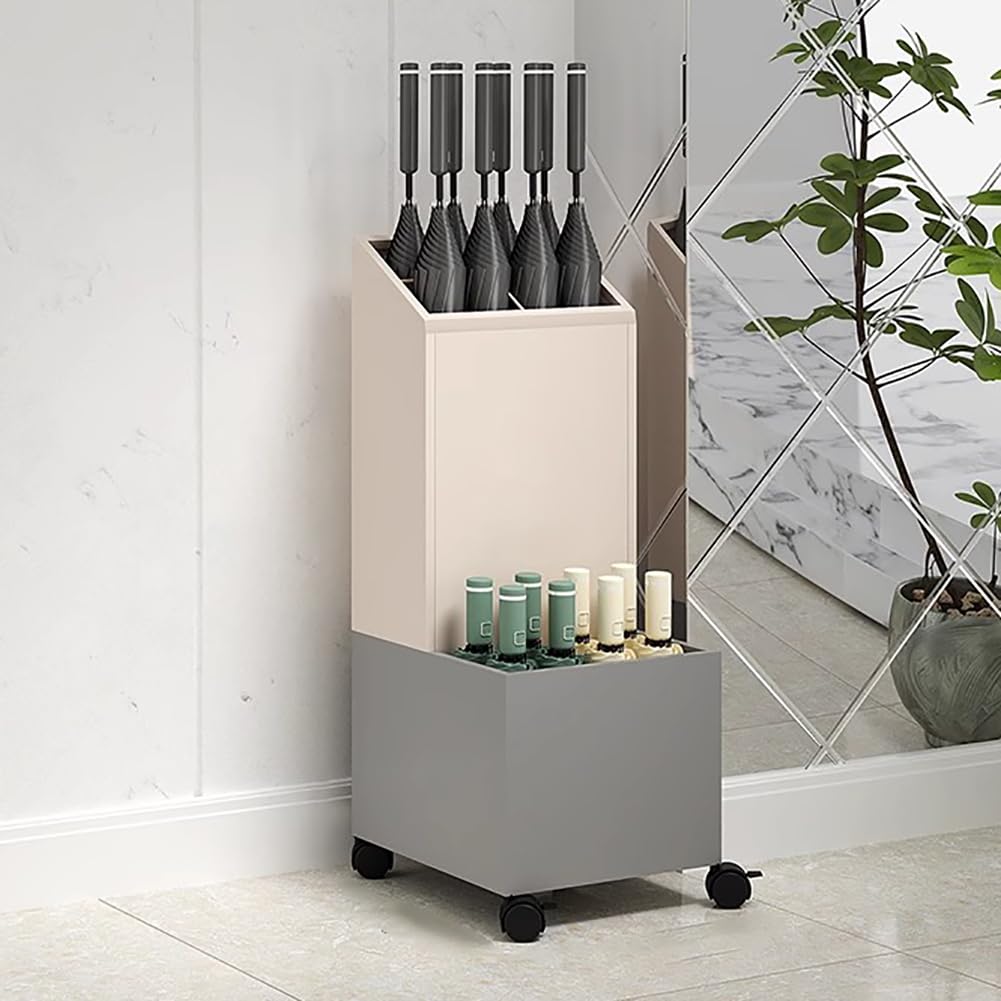 Heavy Du Metal Rolling Cart con vassoio antigoccia rimovibile Lar Capaci Iron Sto Solut per ingressi commerciali portatile e design
