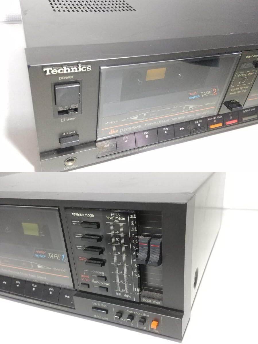 テクニクス　希少　ステレオ　ダブルカセットデッキ　RS-W8R 動作品 テクニクス 希少 ステレオ ダブルカセットデッキ RS-W8R 動作品