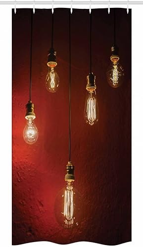 Miniatura 7 de Cortina para ducha Ambesonne con ganchos, para decoración del hogar