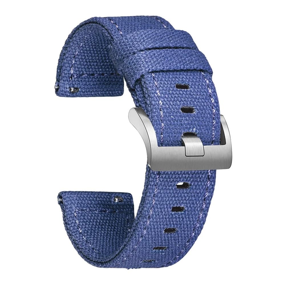 Cinturini for orologi in tela a sgancio rapido 18mm 20mm 22mm 24mm da polso for uomo donna