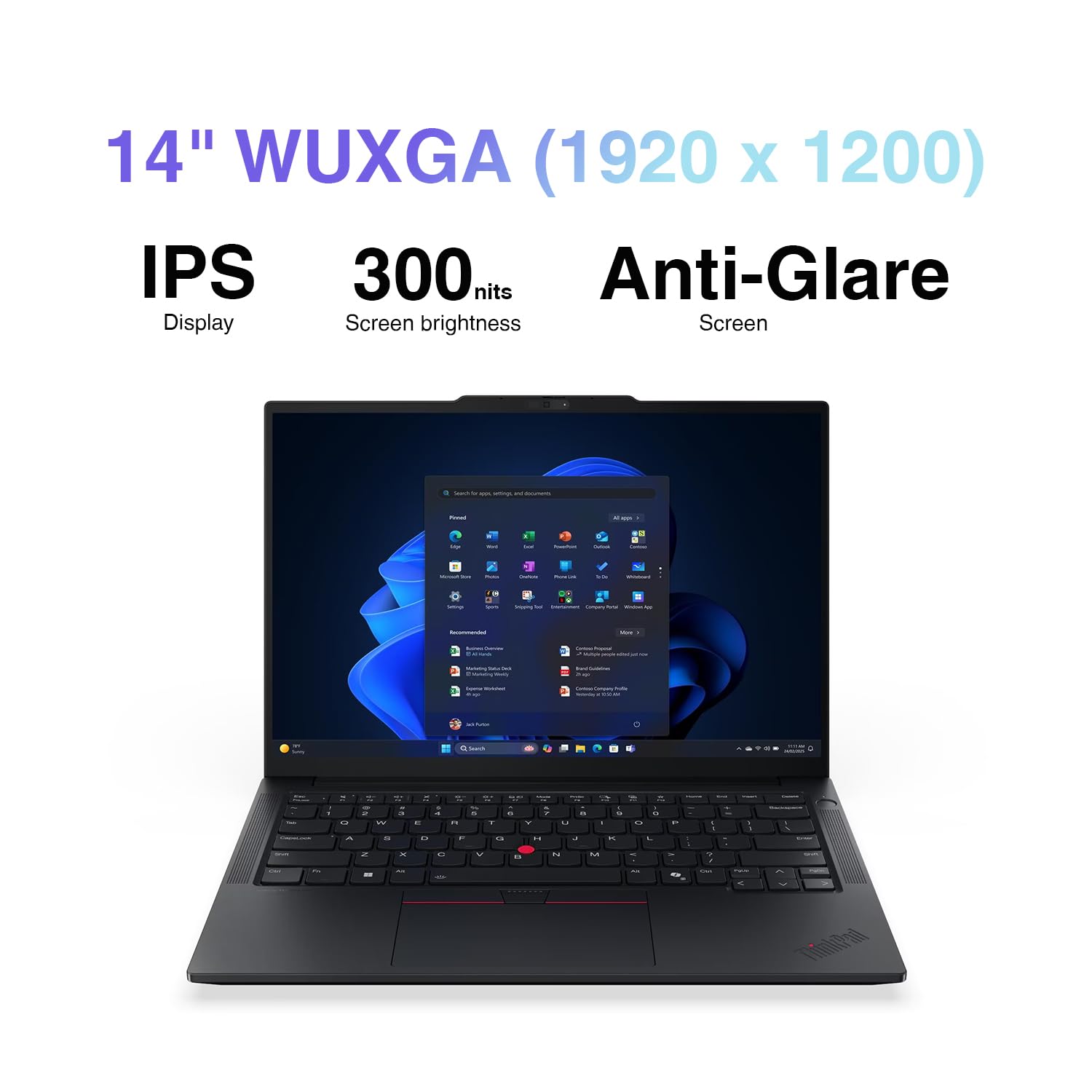 Lenovo ThinkPad E14 Gen 7 AI Business Laptop 14" FHD+ Display (AMD Ryzen 7 250 (Beat Ryzen 5 7535U), 16GB DDR5, 512GB SSD, Copilot, Backlit, Fingerprint, 5M RGB Webcam, Thunderbolt 4, Win11Pro), 2026 - 5