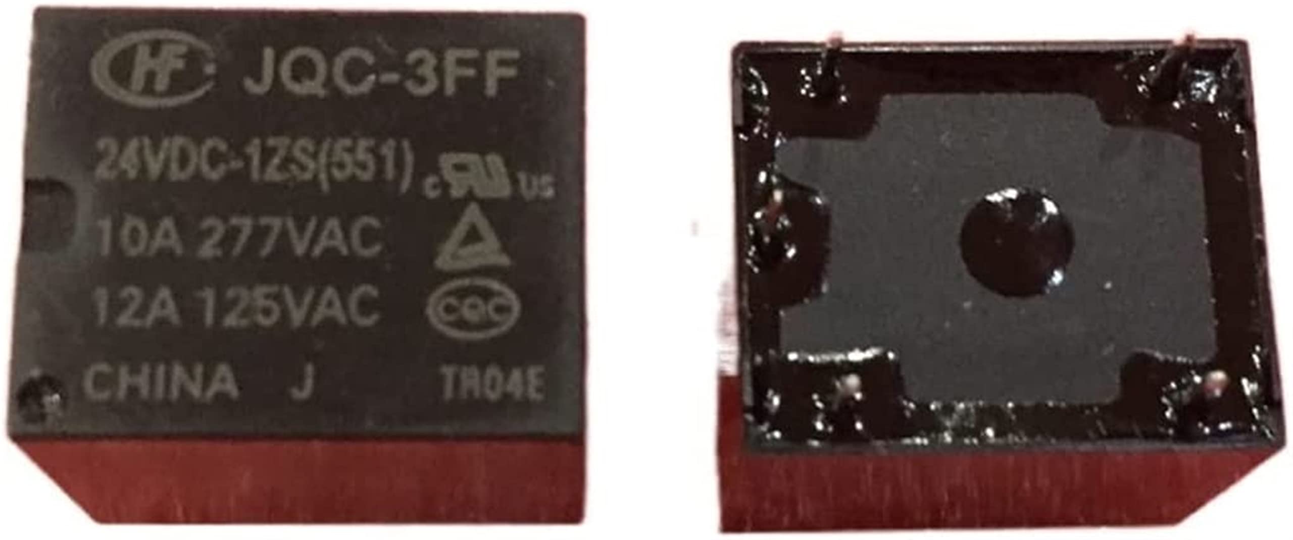 AQHYEBNSR Relay 10pcs JQC-3FF-24VDC-1ZS JQC-3FF 24VDC-1ZS JQC-3FF-24V 5PIN